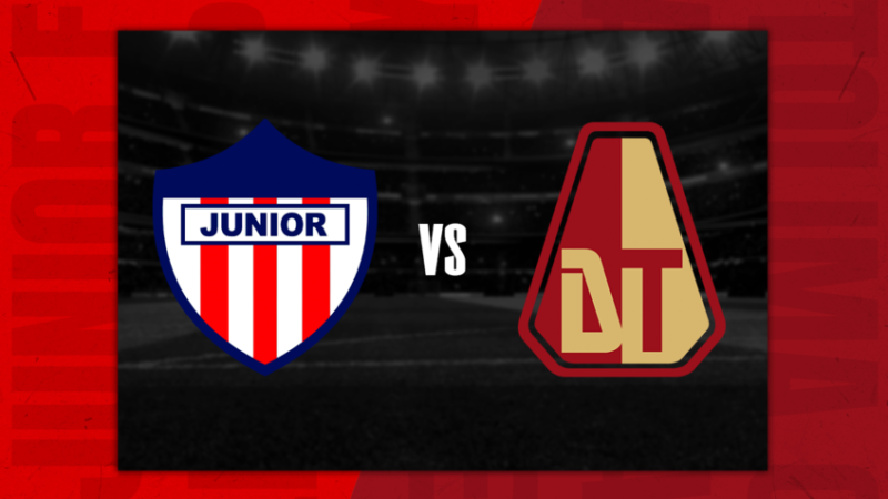Junior debuta ante Tolima con siete bajas y el esperado regreso de Déiber Caicedo en la Liga BetPlay II-2026