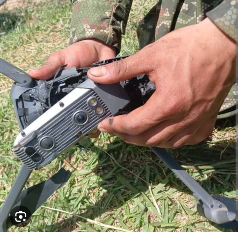 Diez personas resultan heridas por ataque con drones cargados de explosivos en el sur de Bolívar
